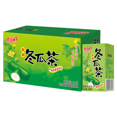 惠尔康冬瓜茶饮料248ml*24盒整箱