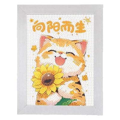 猫咪钻石贴画儿童发财鼠卡皮巴拉
