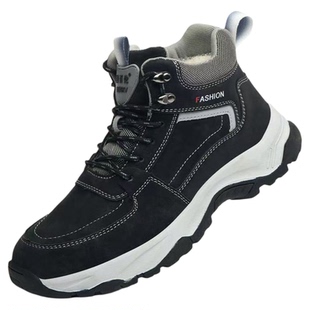 冬季劳保鞋2026新款男防砸防刺穿久站不累软底焊工专用防水工作鞋