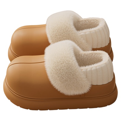 可拆卸棉拖鞋女防水包跟秋冬季