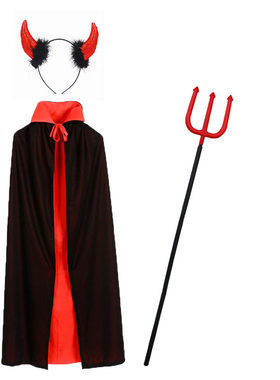 万圣节披风恶魔牛魔王装扮道具