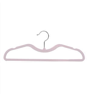 短颈衣架家用硅胶防滑衣架省空间防肩角衣挂矮脖子无痕晾晒衣挂