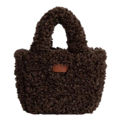 Dotlyn羊羔毛包包韩系ins水桶包