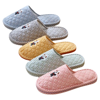 包头保暖卡通室内居家鞋情侣