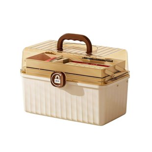 家用医药箱家庭装药物收纳盒药品药盒特大容量多层儿童便携医疗箱