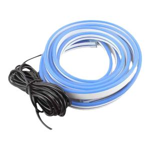 汽车启动扫描贯穿式日行灯中网灯改装通用led机盖氛围灯导光条G亮