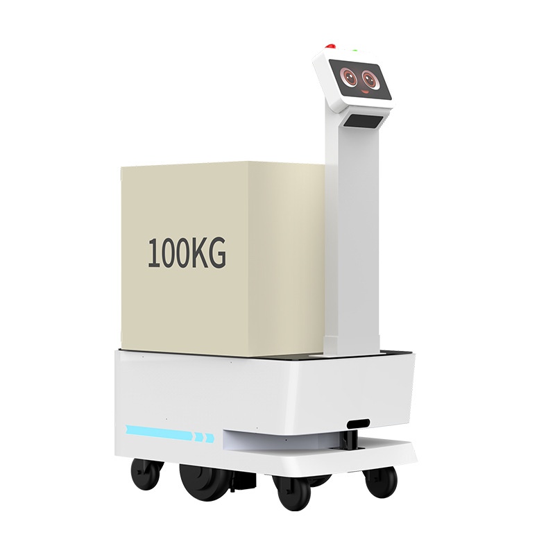 AGV小车运输加长搬运物流送物机器人配送车间物料工业机器人