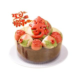 忆胶东花饽饽枣糕馒头生日花馍红枣糕中式糕点传统山东手工馍馍