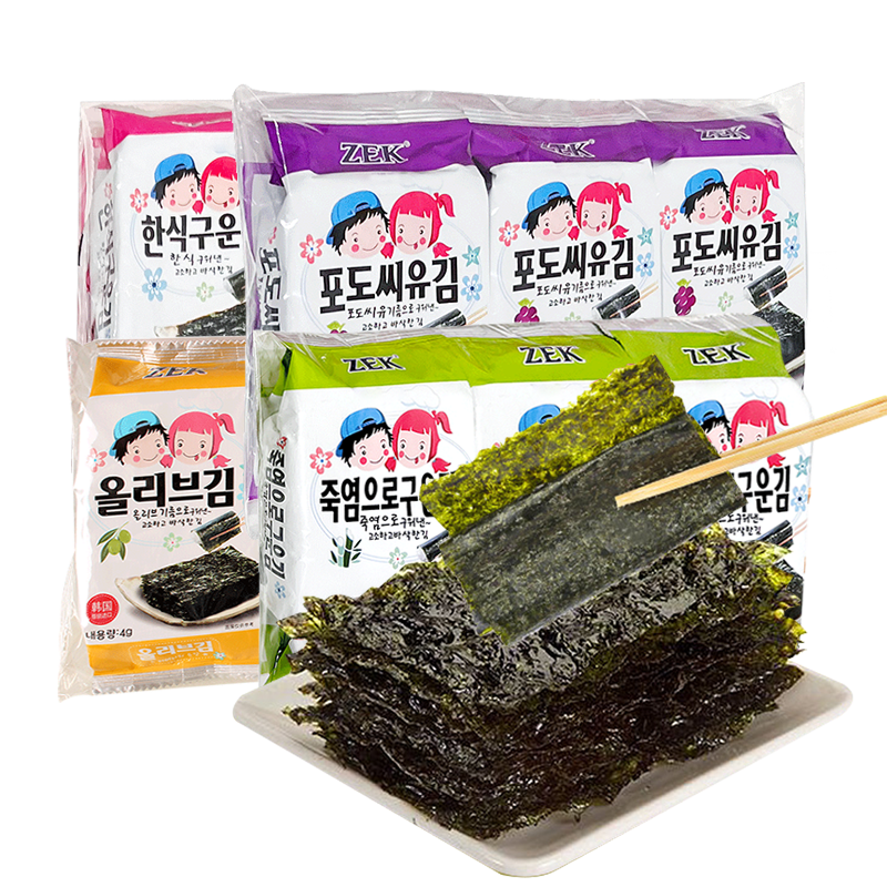 zek韩国海苔儿童即食15袋