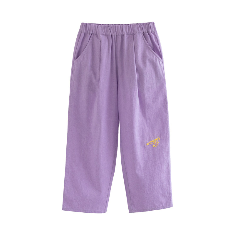 ILOVEJ女童休闲字母哈伦裤