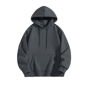 GV真维斯连帽卫衣男冬季加绒加厚保暖外套男士奥粒绒带帽套头衫A