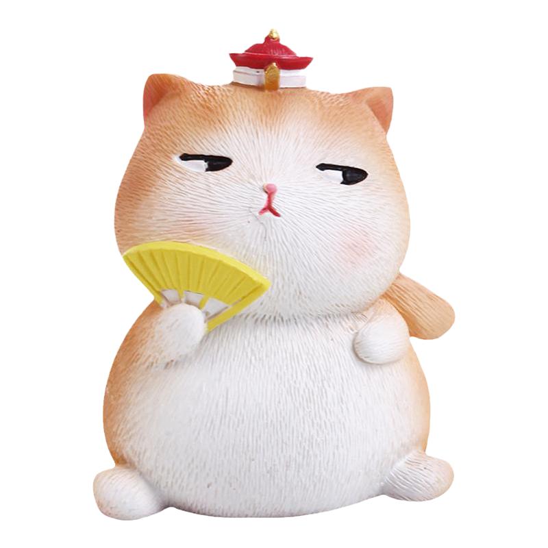 故宫御猫咪办公桌装饰情绪稳定小摆件高级感小众文创纪念礼物女生