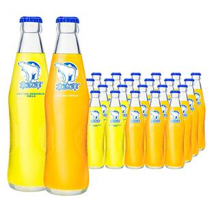 【北冰洋桔汁汽水315ml*6玻璃瓶】老北京果汁碳酸饮料整箱老字号