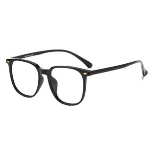 目戏素颜黑框眼镜女眼镜框镜架可配蔡司近视度数可选防蓝光男1068