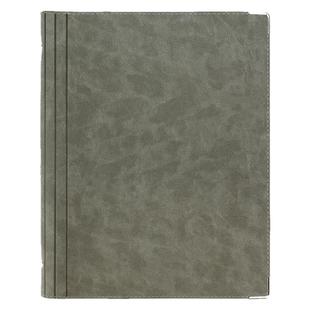 道林软皮活页夹b5金属夹a5简约商务会议记录^6定制加印logo笔记本