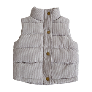 男女童灯芯绒棉马甲儿童加厚保暖外穿羽绒棉背心秋冬宝宝外塔坎肩