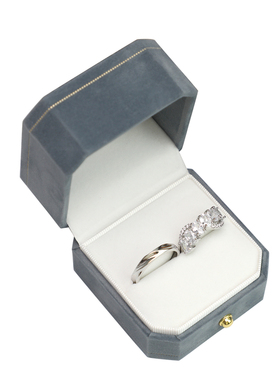 结婚仿真戒指椭圆形锆石对戒