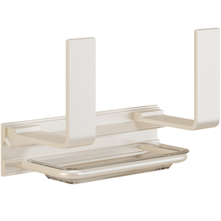 锅盖架免打孔太空铝壁挂菜板砧板收纳神器墙壁多功能案板架子