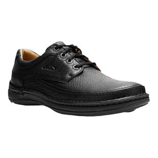 clarks其乐男鞋秋季款英伦风休闲单鞋系带平底皮鞋Nature Three