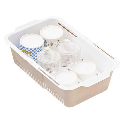 加厚可伸缩厨房塑料洗菜盆沥水篮