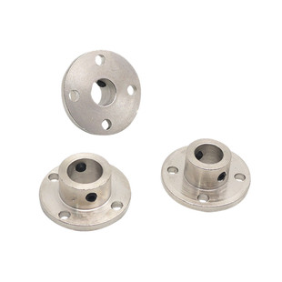 刚性法兰盘联轴器内径3/4/5/6/7/8/10/11/12mm凸缘导向轴光轴支座