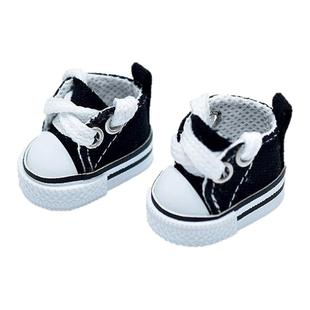 Labubu帆布鞋 17CM拉布布挂件鞋子 10厘米棉花娃娃贝儿挂件娃衣