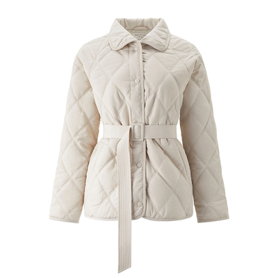 Giordano常规直筒腰带棉衣