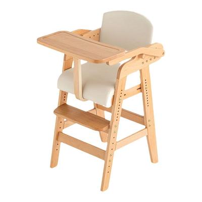 GEN实木儿童餐椅安全T型挡