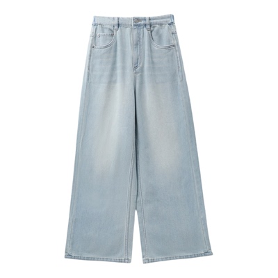 进口三醋酸棉汉麻亲肤垂软牛仔裤