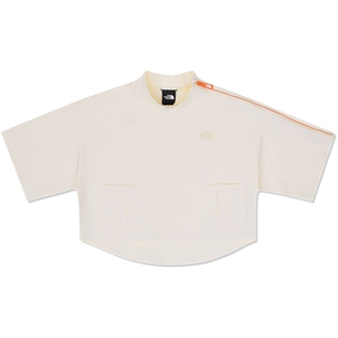 北面UE女中袖T恤宽松小高领防泼水户外新款TheNorthFace|8DHH