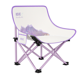 KEVE拾光月亮椅户外露营折叠椅子便携休闲椅子躺椅野餐椅沙滩椅