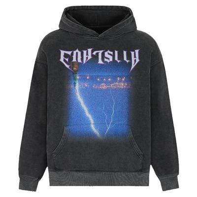 A11SLAVE倒影印花卫衣国潮情侣