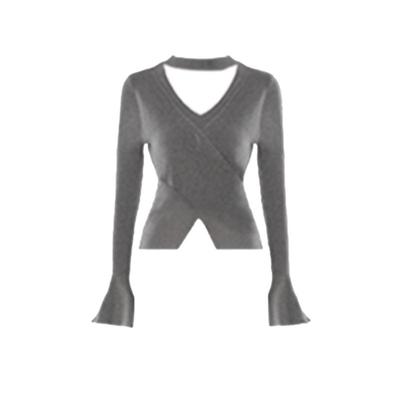 DPLAY法式优雅针织连衣裙