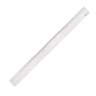 得力高清透明直尺60cm不带波浪中小学生测量绘图用20/30/40/50cm多规格组合装尺子多把直线虚线画图中考推荐