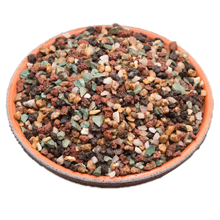 彩虹石多肉种植纯颗粒土虹彩石多肉专用黄金麦饭石火山绿沸铺面石