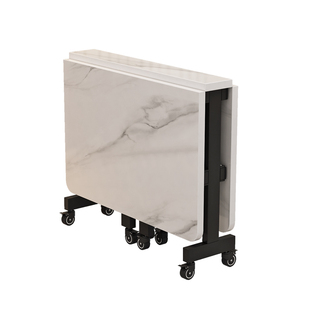 简约折叠餐桌家用小户型隐形多功能可移动伸缩简易餐厅吃饭小桌子