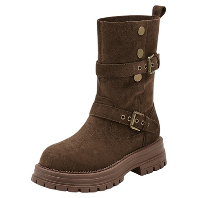 星期六美拉德短靴女款西部牛仔靴