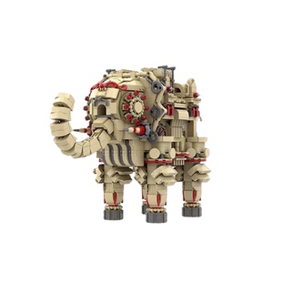 MOC小颗粒塞尔达四神兽合集系列创意模型益智男拼插积木玩具礼物