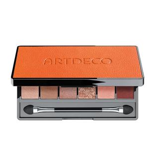 ARTDECO雅蔻多功能色彩眼影盘哑光大地色高光细闪亮片橘棕盘女
