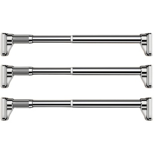 衣柜挂衣杆免打孔可伸缩衣柜内固定晾衣杆衣橱横杆不锈钢撑杆柜子