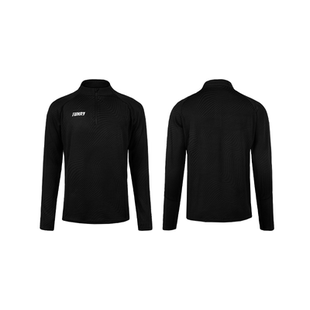 FUNRY蜂锐提花运动半拉链收腿裤足球长袖训练服吸排套头衫F-DRY