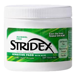 Stridex美国水杨酸棉片正品祛闭口湿敷清洁毛孔酸痘痘水杨酸棉片