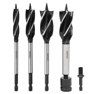 迪跃木工支罗钻 加长打孔钻头 木板专用18木头转孔麻花开孔器大全