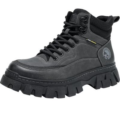 马克华菲男士马丁靴棉鞋