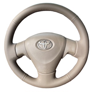 适用于丰田花冠/卡罗拉原厂色专车专用纳帕手缝方向盘套/汽车把套
