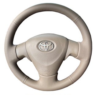 适用于丰田花冠/卡罗拉原厂色专车专用纳帕手缝方向盘套/汽车把套