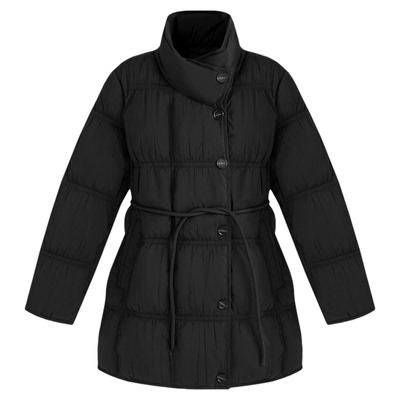 SeRinaBlue90白鸭绒女长款羽绒服