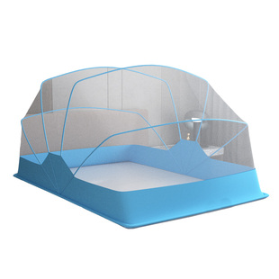 折叠蚊帐家用免安装学生宿舍上铺床单人纹帐简易便携式防虫同新款