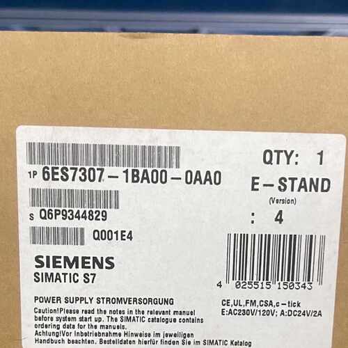 【询价】6ES7307-1BA00-0AA0 未拆封适用