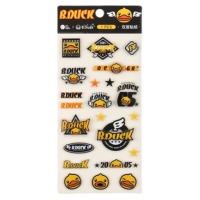 B.duck的一天小黄鸭装手帐本贴纸